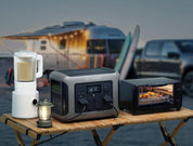 ALLPOWERS Solargenerator R1500 mit 100W Solarpanel, LiFePO4 Akku, 1800W Powerstation mit 100W USB-C/Kabelloses Laden Ausgang, LFP Powerstation für Outdoor, Camping, Stromreserve, RV